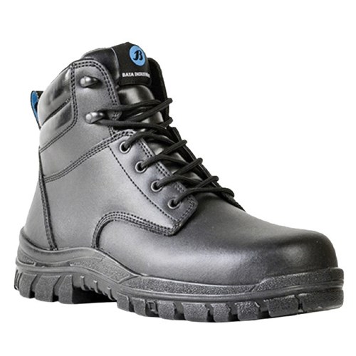 Bata Saturn Lace-Up Safety Boots Size 7 Black