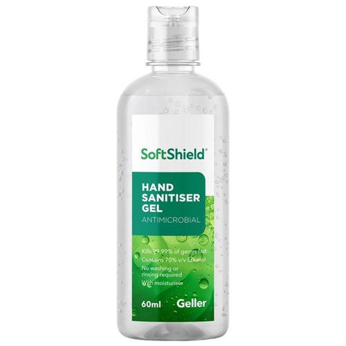 Geller SoftShield Instant Hand Sanitiser 60ml