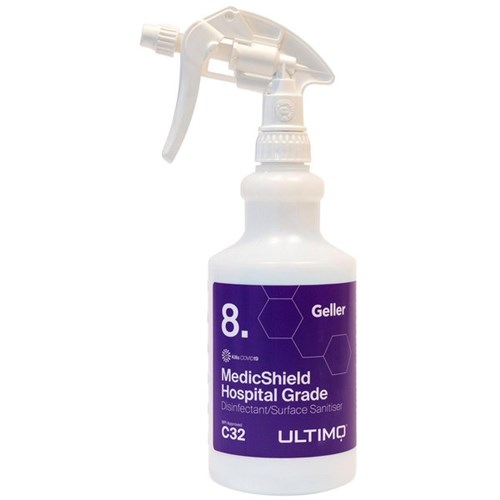 Geller Spray Bottle No 8 MedicShield 750ml