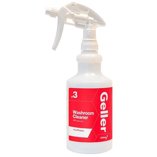 Geller Spray Bottle No 3 Washroom Cleaner 750ml