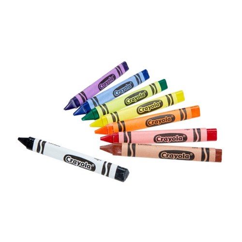 Crayola Washable Tripod Crayon, Pack of 8