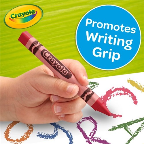 Crayola Washable Tripod Crayon, Pack of 8
