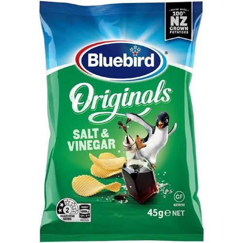 Bluebird Original Chips Salt & Vinegar 45g