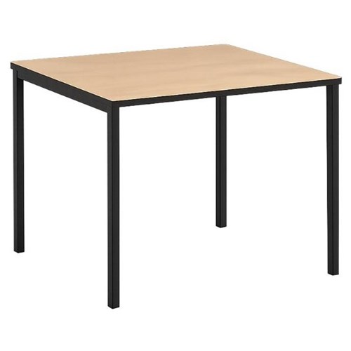 Mobel Student Desk Single 600x600x730mm Oak/Black (Min. Order Qty 5)