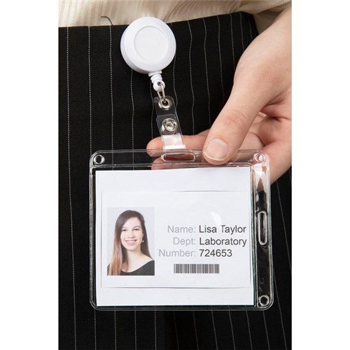 Rexel ID Card Holder Portrait/Landscape  105x90mm, Pack of 10