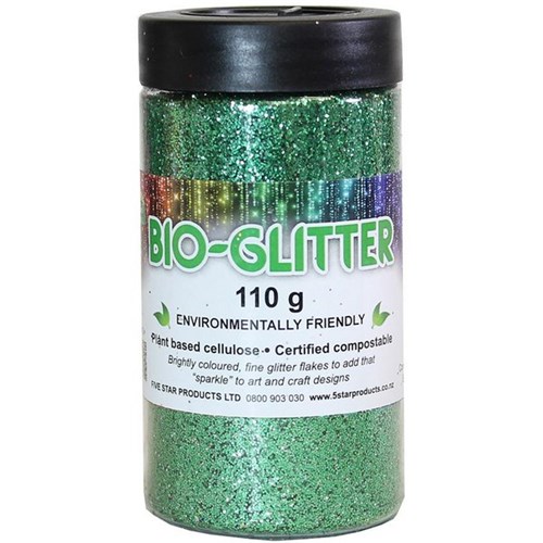 Five Star Bio Glitter Green 110g
