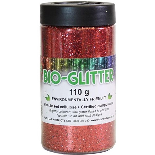 Five Star Bio Glitter Red 110g