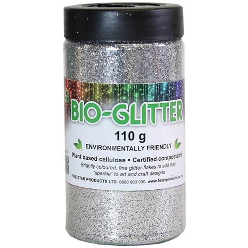 Five Star Bio Glitter Silver 110g