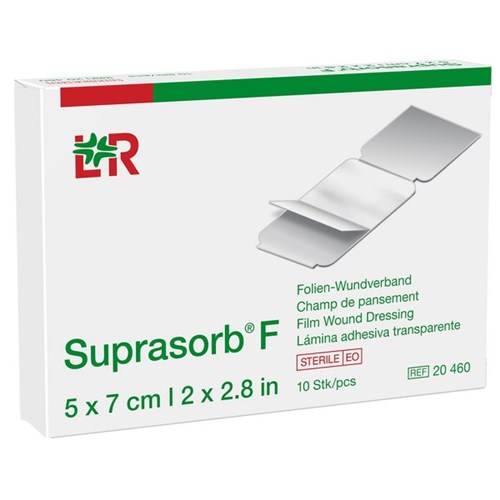 Suprasorb F Film Sterile Dressing 50x70mm, Box of 10