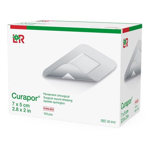 Curapor Surgical Sterile Dressing 70x50mm, Box of 100