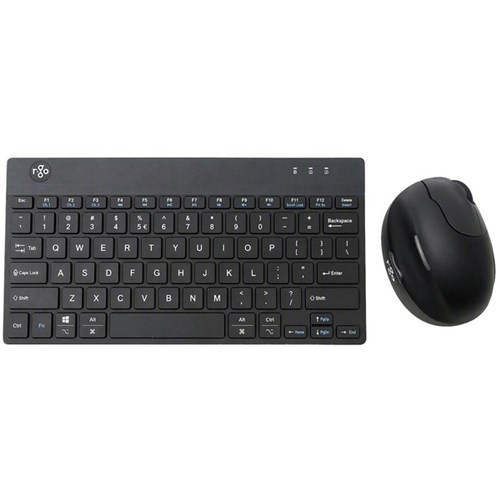R-Go Bluetooth Keyboard and 3 In 1 Right Hand Mouse Medium Desktop Set