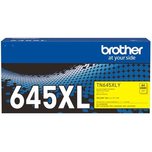 Brother TN645XLY Yellow Toner Cartridge