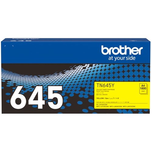 Brother TN645Y Yellow Toner Cartridge