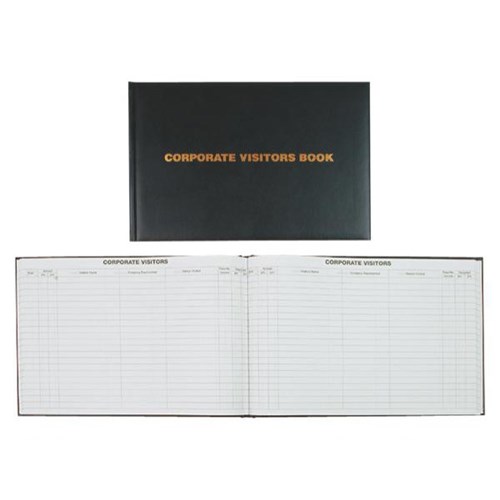 Milford Corporate Visitors Book 300x205mm 192 Pages