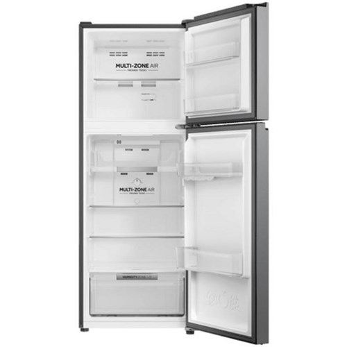 Haier Fridge & Freezer 208L Stainless Steel