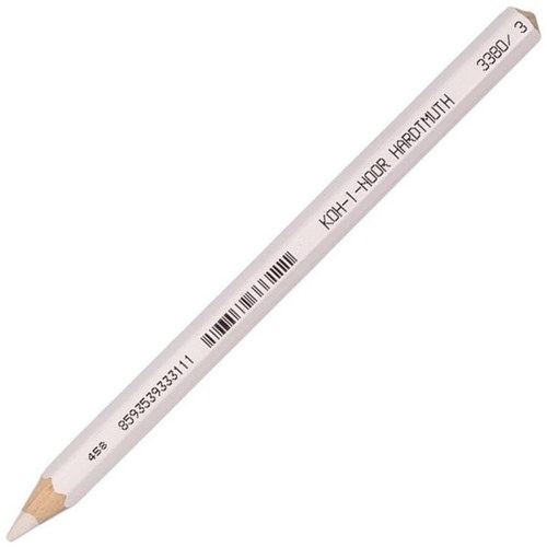 Koh-I-Noor Omega Jumbo Pencils 3380 White, Pack of 12
