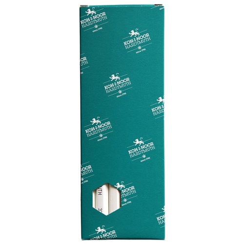 Koh-I-Noor Omega Jumbo Pencils 3380 White, Pack of 12
