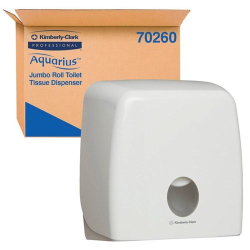 Kimberly-Clark Professional® Aquarius® Jumbo Roll Dispenser (70260) White
