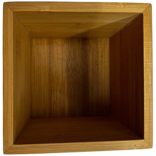Oi Dignity Bamboo Storage Cannister With Lid Large