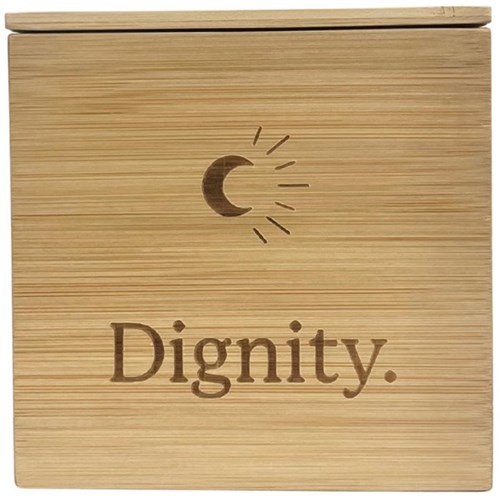 Oi Dignity Bamboo Storage Cannister With Lid Small