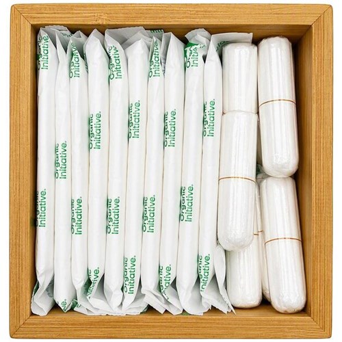 Oi Dignity Bamboo Storage Cannister With Lid Small