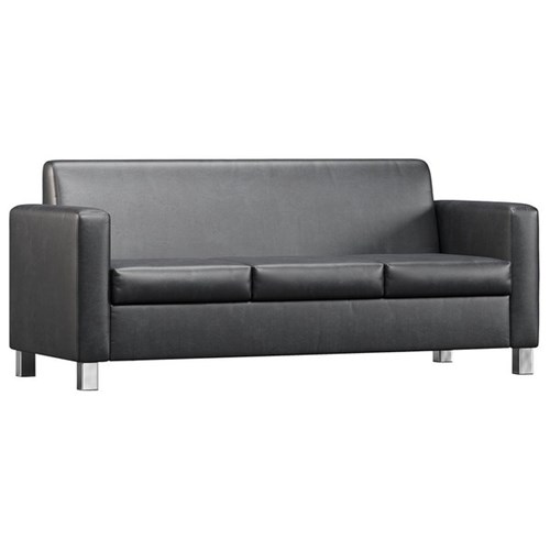 Cosmo 3 Seater Sofa Vnyahide Vinyl/Black