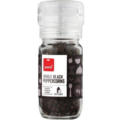 Pams Cafe Black Pepper Grinder 45g