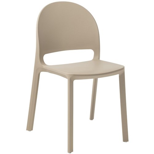 Eden Bubble Cafe Stacker Chair Taupe