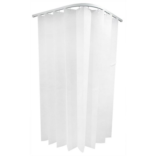 Reynard Shower Curtain Antibacterial 2.5mx1.8m White, Carton of 15