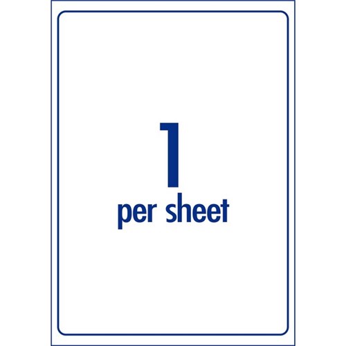 Avery Premium Shipping Labels L7167 Laser Inkjet White 1 Per Sheet 50 Sheets