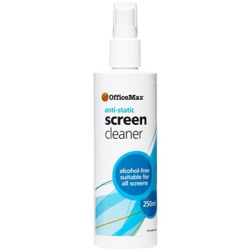 OfficeMax AntiStatic Screen Cleaner Spray 250ml OfficeMax NZ