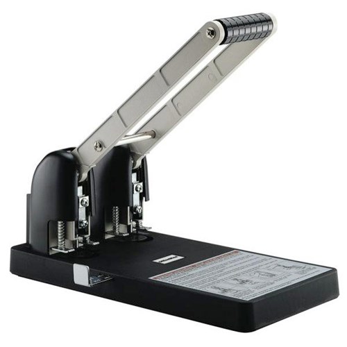 OfficeMax Extra Heavy Duty 2 Hole Punch 150 Sheet Black