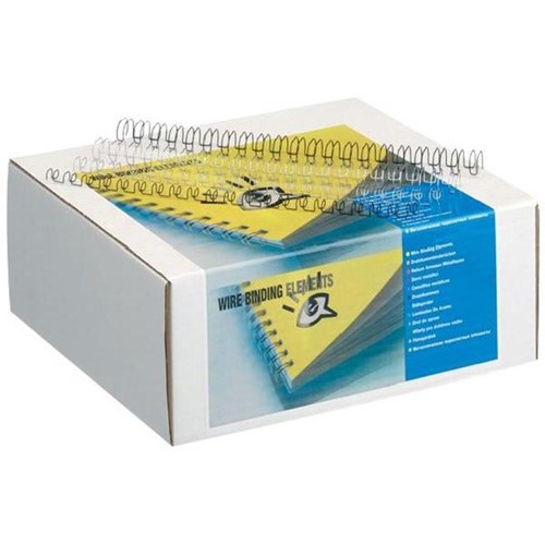 GBC 9.5mm Wire Binding Coils 34 Ring Black, Pack of 100