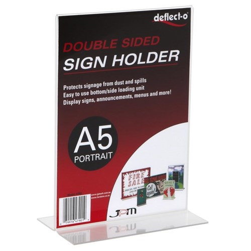 Deflecto Sign Holder A5 Portrait 47901