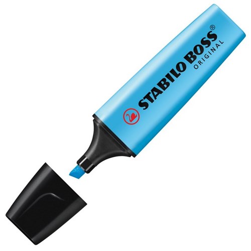 Stabilo Boss Blue Highlighter Chisel Tip