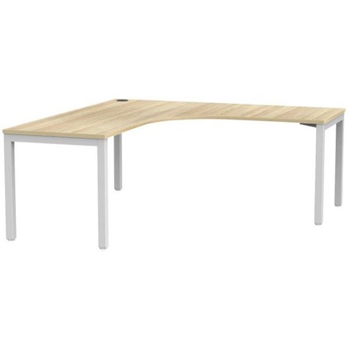 Atlantic Oak Top/White Frame