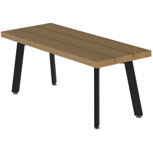 Luca Outdoor Bench For 1600mm Luca Outdoor Table Rosawa/Black