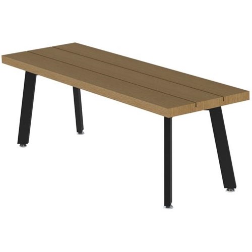 Luca Outdoor Bench For 1800mm Luca Outdoor Table Rosawa/Black