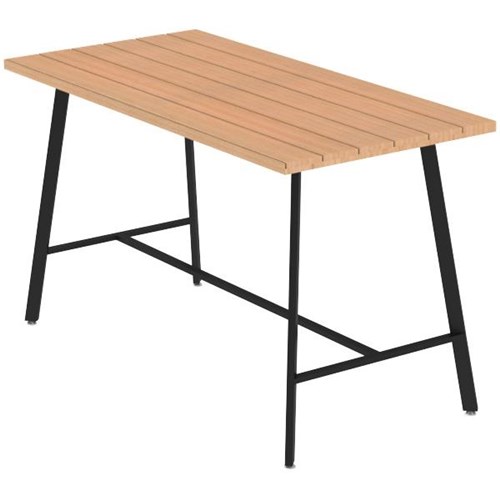Luca Outdoor Leaner Table 1800mm Rosawa/Black