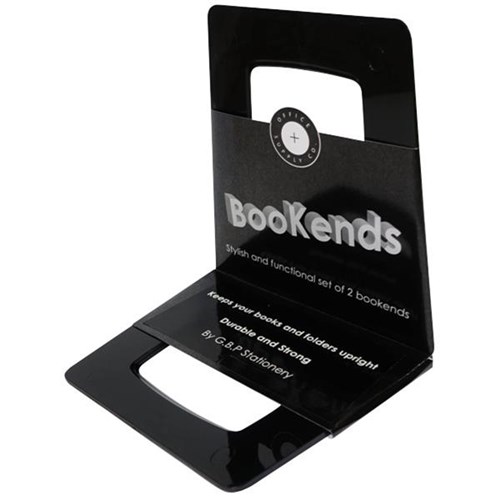 Office Supply Co. Plastic Bookends, Set of 2 OfficeMax NZ