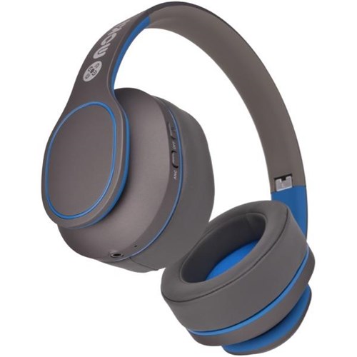 Moki Navigator Bluetooth Headphones Blue/Grey