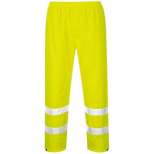 Portwest Hi Vis Rain Trousers Yellow XL