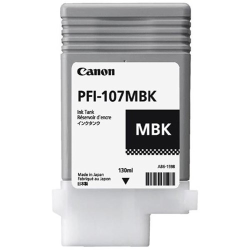 Canon PFI-107MBK Matte Black Ink Cartridge 130ml
