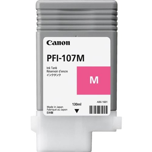 Canon PFI-107M Magenta Ink Cartridge 130ml