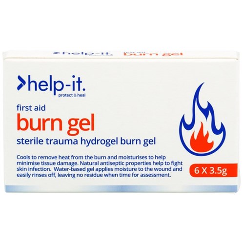 First Aid Burn Gel Sachet 3.5g, Pack of 6