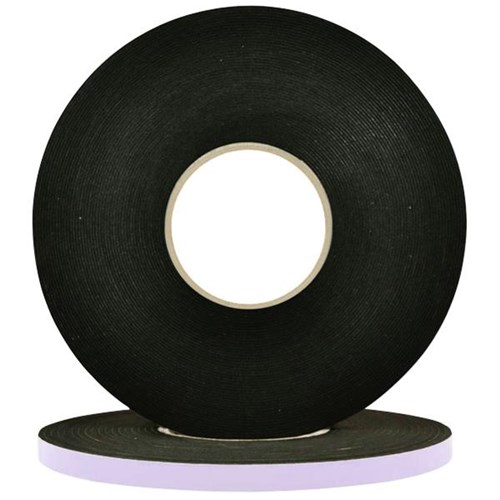 Pomona PVC Foam Tape Single Sided 20 x 6mm x 12m, Carton of 12 Rolls