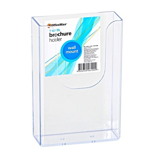 OfficeMax Brochure Holder Wall Mounted DLE 1 Tier