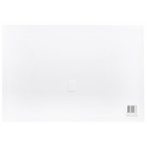 Colby Polywally Document Wallet Foolscap Clear