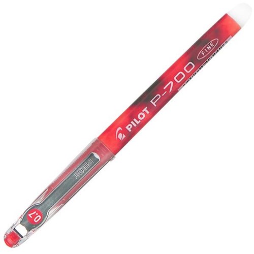 Pilot P700 Red Rollerball Pen 0.7mm Fine Tip