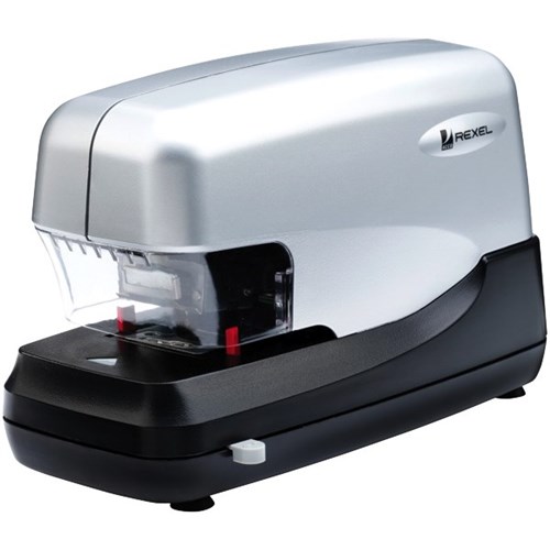 Rexel Stella 70 Electric Stapler 70 Sheet Silver & Black OfficeMax NZ